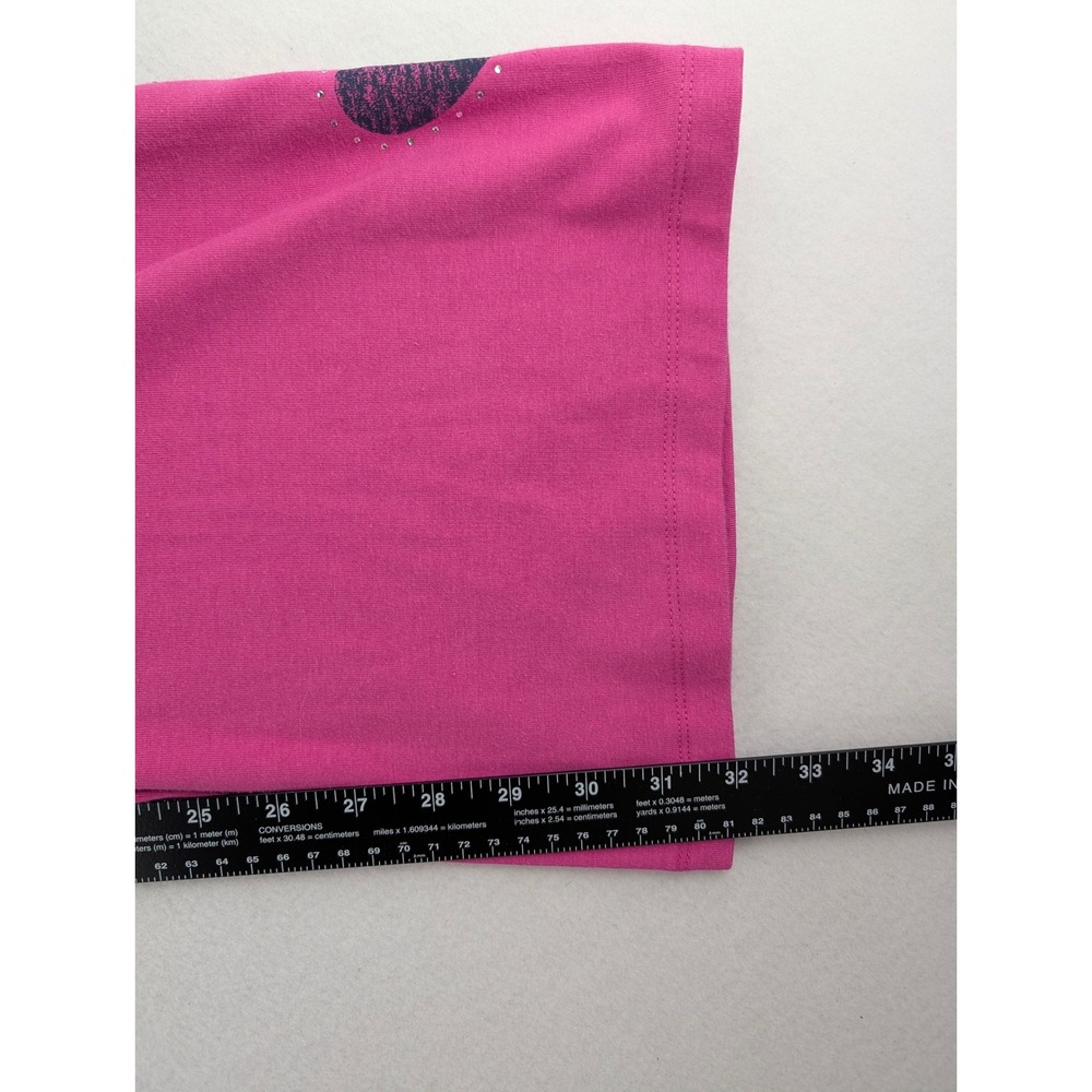 Victoria's Secret PINK Womens XL Pink Y2K Foldover Flare Heart Leggings NWT - Picture 5 of 11